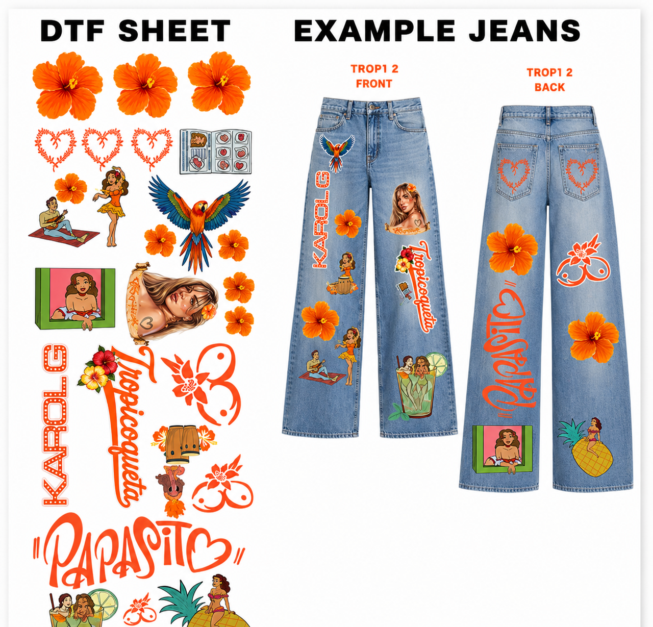 KIT DTF TROPICOQUETA