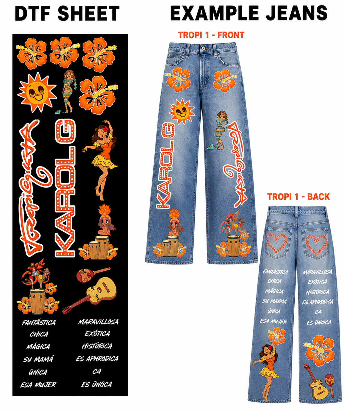 KIT DTF TROPICOQUETA